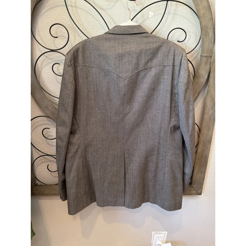 Mens H Bar c Ranchwear suit, coat and vest, measurements In Pics Wedding‎ Formal